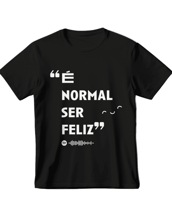 Camiseta Fernando Bocão É Normal Ser Feliz