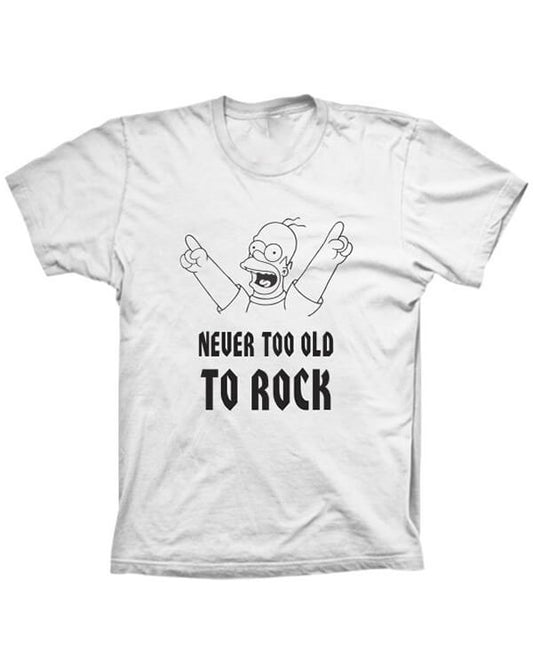 Camiseta Never Too Old To Rock