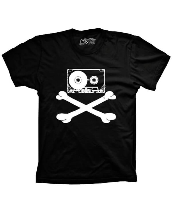 Camiseta Fita K7 Skull